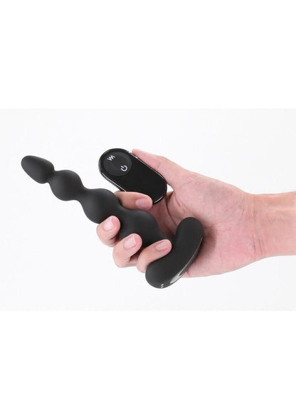 Renegade Reign Rechargeable Silicone Vibrating Anal Beads with Remote