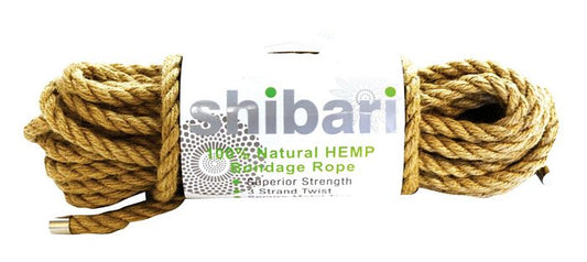 Shibari Natural Hemp Bondage Rope (10 Meters)