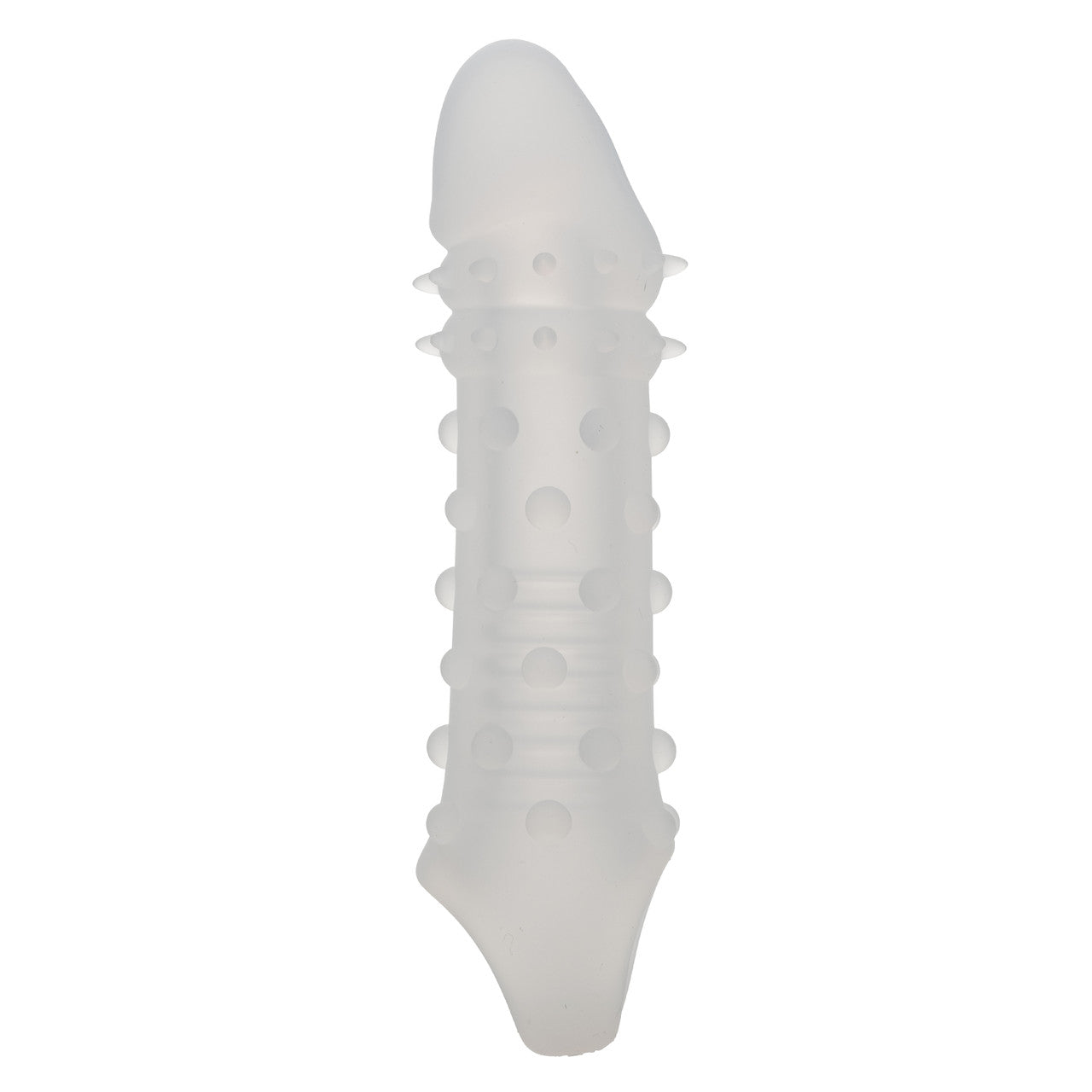 Performance Maxx™ Liquid Silicone Adonis® Clear Liquid Silicone penis enhancer with a 1.75-inch solid head, textured interior, and built-in scrotum strap for secure, waterproof pleasure.

Performance Maxx Adonis, Liquid Silicone enhancer, penis sleeve with scrotum strap, textured hollow shaft, waterproof penis enhancer, phthalate-free silicone sleeve, length and girth enhancer, secure penis sleeve, clear silicone penis enhancer, premium penis extension