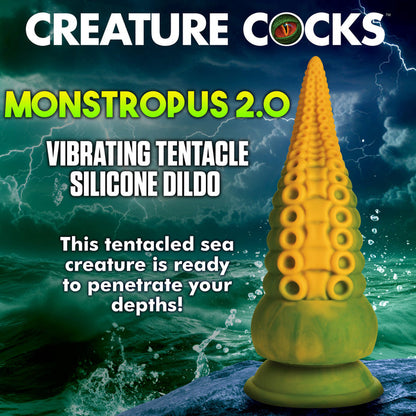 Monstropus 2.0 Vibrating Tentacle Rechargeable Silicone Dildo | Creature Cocks