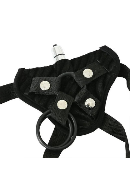 Vibrating Raven Corsette Strap-On Adjustable Harness ♥ Sportsheets