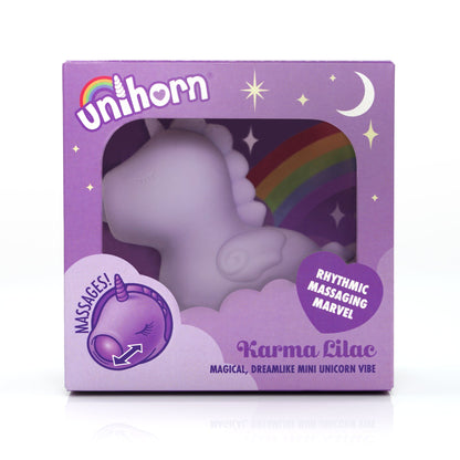 Unihorn® Karma - Lilac Purple Unicorn Massaging Clitoral Vibrator