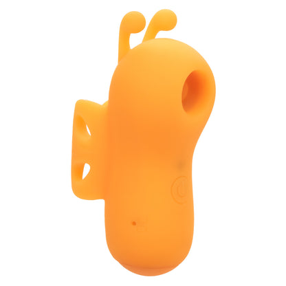Neon® Vibes The Buzzing Vibe, finger teaser with 10 vibration functions, waterproof silicone design, and rechargeable battery.

finger vibrator, wearable vibe, silicone massager, 10 vibration functions, waterproof vibe, rechargeable finger teaser, travel lock vibrator, IPX7 waterproof vibrator, customizable pleasure toy, orange vibrator