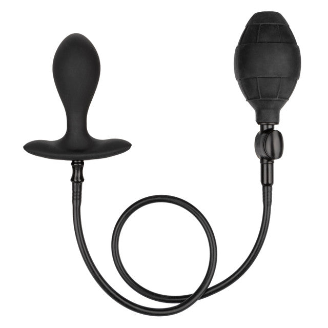 CalExotics Weighted Silicone Inflatable Plug with 1.2 oz weighted ball, customizable inflation, detachable hose, and quick-release valve for anal pleasure.

weighted inflatable plug, CalExotics inflatable anal plug, silicone anal plug, adjustable anal plug, weighted anal toy, customizable anal probe, phthalate-free inflatable plug, inflatable anal toy, quick-release anal plug, flexible silicone anal plug.