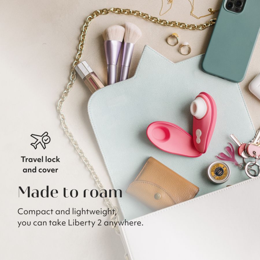 Womanizer Liberty 2 ♥  Silicone + Pleasure Air Technology™ + Travel Friendly