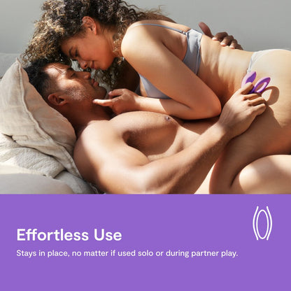 We-Vibe Sync O Rechargeable Silicone Couples Vibrator with Remote Control - Purple
We-Vibe Sync O Couples Vibrator with app and remote control, dual stimulation for G-spot and clitoris, 10 speeds, waterproof, rechargeable, body-safe silicone.
We-Vibe Sync O, couples vibrator, wearable vibrator, app-controlled vibrator, G-spot and clitoral stimulator, dual stimulation vibrator, waterproof sex toy, rechargeable vibrator, remote control vibrator, body-safe silicone vibrator.