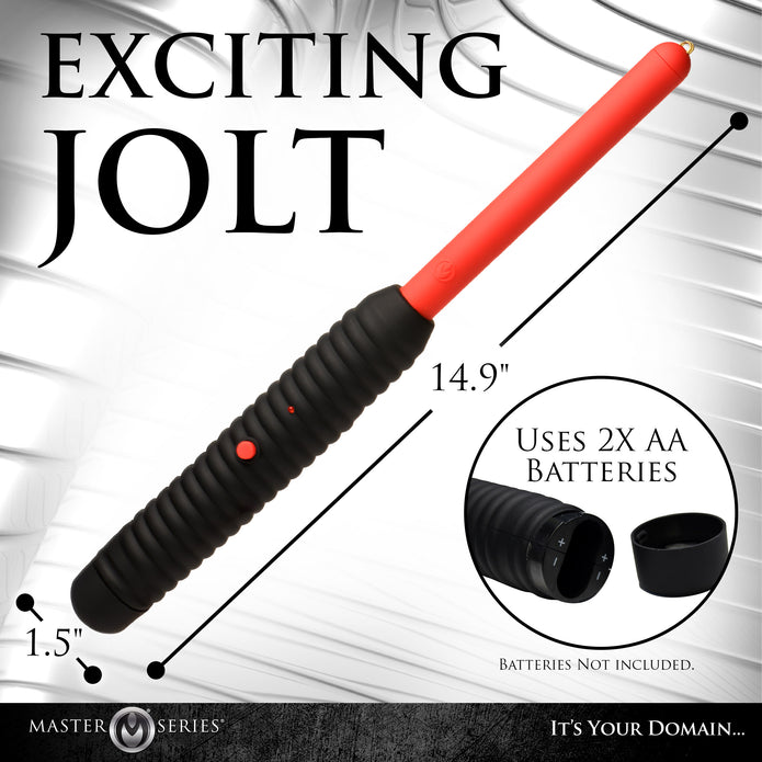 Spark Rod Zapping Wand for pinpoint e-stim sensations with ribbed handle and loud zap sound, perfect for sensory play and BDSM.

e-stim sensations, pinpoint shock, BDSM toy, electrosex gear, sensory play wand, ribbed handle, kink scene accessory, safe e-stim device