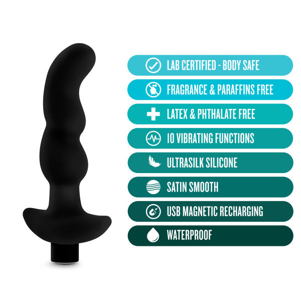 Anal Adventures: Platinum Silicone Vibrating Prostate Massager