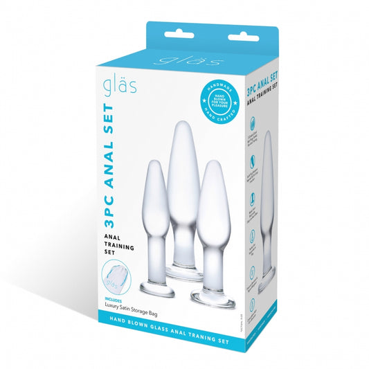 Gläs: 3 Pc Glass Anal Training Set