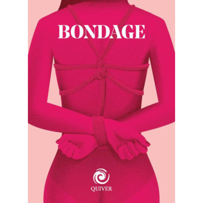 Book cover is shown. Pink filter, effect of a woman in bondage. No nudity